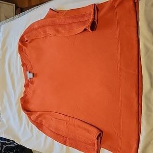 Chico's burnt orange sweater